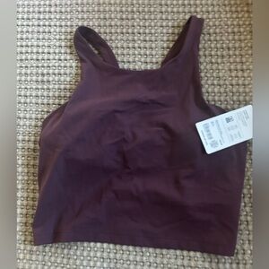 Athleta Plum Purpose Crop Bra - size XL